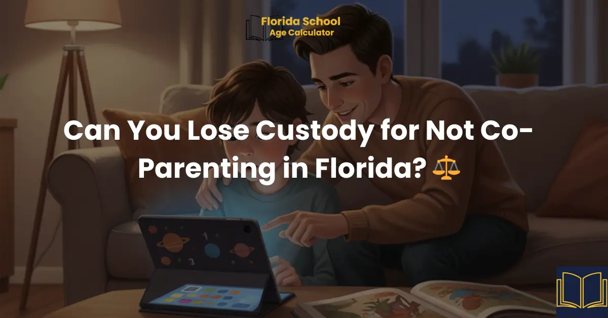 Can You Lose Custody for Not Co-Parenting in Florida